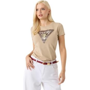 Guess Camiseta SS CN SNAKE TRIANGLE W6YI31 K4350 para mujer