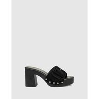 kamome trends sandalias sandalia duka negro para mujer