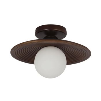 Plafón madera y vidrio   cm