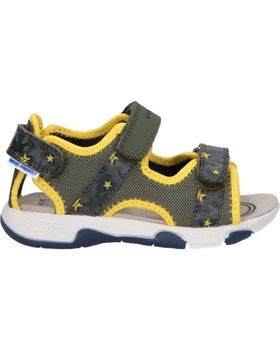 de GEOX B450FA 014CE B SANDAL MULTY MILITARY-OCHREYELLOW C0629
