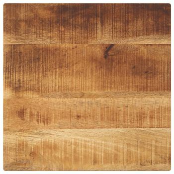 Tablero De Mesa Cuadrado Madera Maciza De Mango 60x60x1,5 Cm Vidaxl