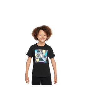 Camiseta Nike Nkb Futura Block Infantil Negro