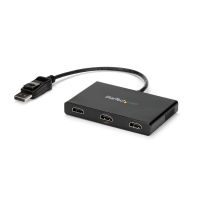 divisor de video startech mstdp123hd 3 puertos displayport a hdmi 4k negro
