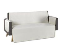 funda protectora de sofa acolchada 2 plazas crema donegal collections