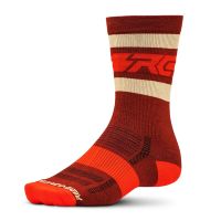 ride concepts fiftyfifty mtb socks - m - oxblood