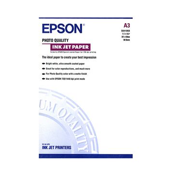 Epson (A3) Quality Photo Matt Inkjet Paper 102gsm (A3) (100 Sheets)