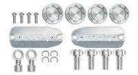 kit de personalizacion de freno hope tech 4 evo tr4 plata