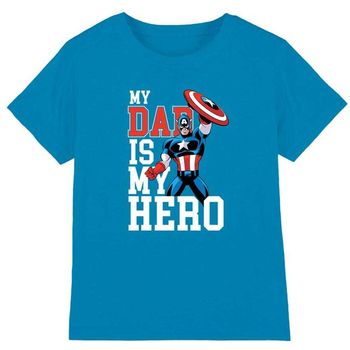 Marvel Camiseta My Dad Is My Hero para niña