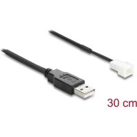 cable adaptador usb 3 pin delock 30 cm para ventilador de pc