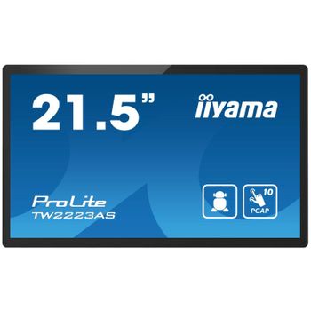 Panel interactivo iiyama TW2223AS-B2 21.5″ Full HD 10 puntos táctiles Android 12 Wifi