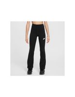 mallas nike sportswear classic high-waisted flared leggings nina negro