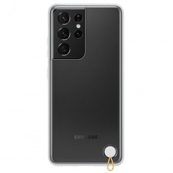 Samsung Clear Protective Cover Funda Blanca para Samsung Galaxy S21 Ultra