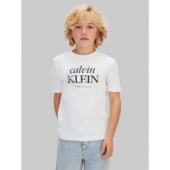 Calvin Klein Jeans Tops y Camisetas Logo Ss T-Shirt para niño