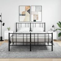 mesitas de noche - mueble para dormitorio - madera de ingenieria - blanco 40x30x50cm