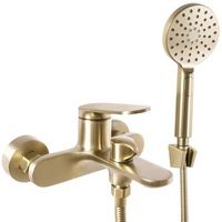 grifo de banera rea marco brush gold