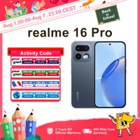 telefono inteligente realme 16 pro 5g edicion europea mediatek dimensity 7300 max camara de 200mp bateria de 6500mah pantalla amoled de 678 pulgadas y 144hz