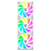 nox hummer easy link argb set de 3 ventiladores 120mm blancos