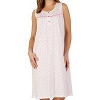 ditsy floral sleeveless cotton nightdress