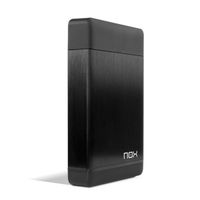 nox lite 35- caja externa para discos duros sata hasta 10 tb usb 30 plugplay material ligero y compacto compatible con todas versiones windows negro