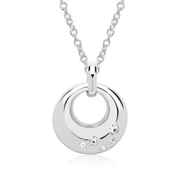 Colgante cielo estrellado plata 925 circonitas