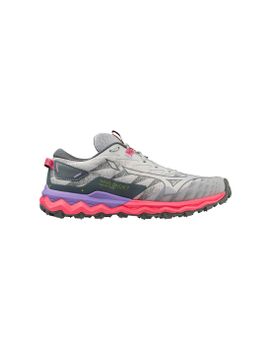 Zapatillas de Trail Mizuno Wave Daichi 7 Gris Mujer