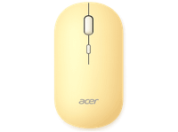 raton inalambrico - acer amr130 rf24g  bt52 bluetooth 1600 dpi ambidiestro windows-mac amarillo