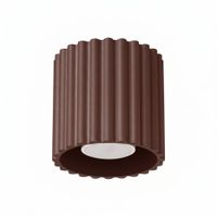 plafone marron aluminio alt 10 cm