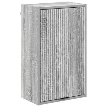 Gabinete De Baño Gris Sonoma 39 X 23,5 X 65 Cm Vidaxl