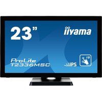 iiyama prolite t2336msc-b2 full hd 23r ips lcd touchscreen monitor - black black