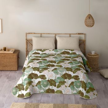 Naturals - Colcha Bouti Estampado - Gramaje 70 Gramos - Cama 150 - Nufar