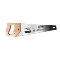 serrucho de carpintero stein 400mm  hoja acero carbono mango madera ergonomico corte facil larga duracion