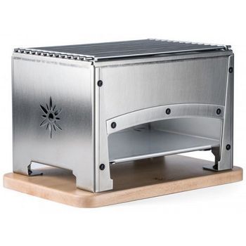 Tellier Barbacoa De Mesa De Carbón 33x22cm - Brasi-f