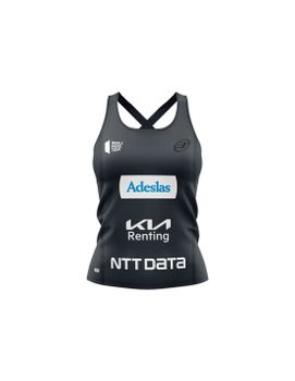 Camiseta de Pádel Bullpadel Orlas Alejandra Salazar Negro Mujer