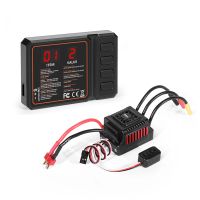 esc wsdt-60a sin sensor a prueba de agua con conjunto de tarjeta de programacion para coche rc 110