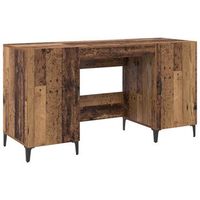 escritorio madera vieja 140 x 50 x 75 cm madera de ingenieria
