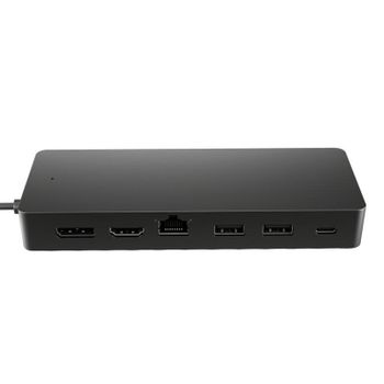 Hub HP 7 puertos USB 3.2 Gen 2 10/100/1000 Mbps Universal USB-C 65W Negro