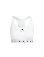 sujetador deportivo de fitness adidas essentials powerreact medium-support mujer blanco