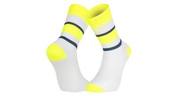 Bv sport calcetines light haute ibiza blanco   amarillo