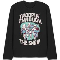 disney camiseta manga larga troopin through the snow para mujer