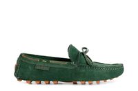 mocasines en piel de ante con lazo green grass 42