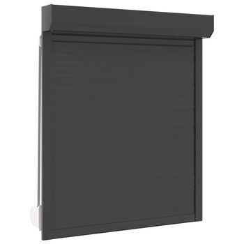 Persiana Enrollable Manual Antracita 110 X 130 Cm Vidaxl