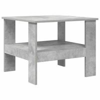 mesa de cafe  mesa de centro gris concreto 57 x 55 x 45 cm madera de ingenieria