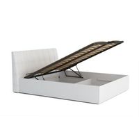coleccion de cama diseno verona con opcion de baul 160x200 color blanco