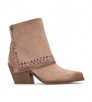Xti para mujer. 14446403-BEIGE Botines 144464 beige (37), 5 a 8cm, Cremallera, Casual