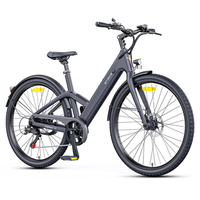 bicicleta electrica urbana ligera engwe n1 air st con bateria de 36 v y 10 ahgris