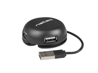 hub natec bumblebee 4 puertos usb 20 negro