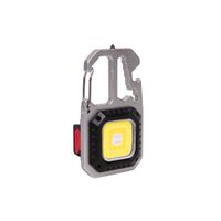 cofan mini linterna led cob recargable 500 lm 7 modos de luz llavero abrebotellas puntas y llaves llavero multifuncional