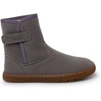 pisamonas botines botas piel barefoot borreguito para nina