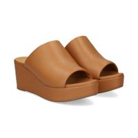 unisa sandalias con plataforma mujer - marron talla 37