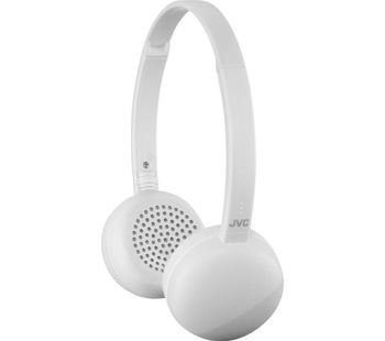 JVC HA-S20BT-H-E Wireless Bluetooth Headphones - White, White